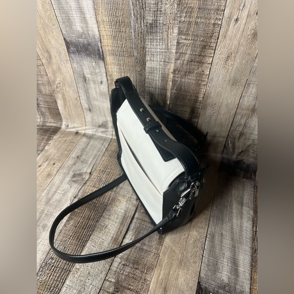 Charles & Keith black white vegan leather Crossbody bag - Picture 7 of 16